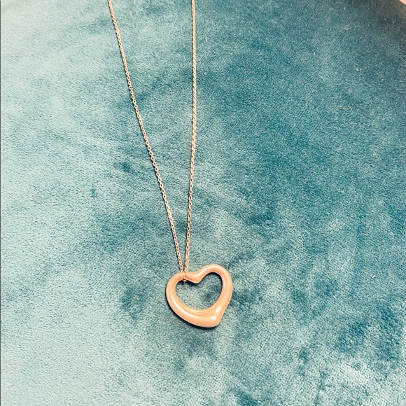 Tiffany Elsa Peretti Open Heart Pendant - Picture 4 of 6